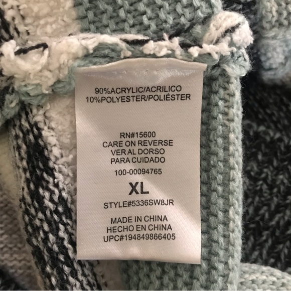 MM by My Michelle Multicolor Knit Sweater, XL - Picture 7 of 8